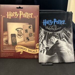 Out of Print Harry Potter and the Order of the Phoenix Zip Pouch + Gadget Decals